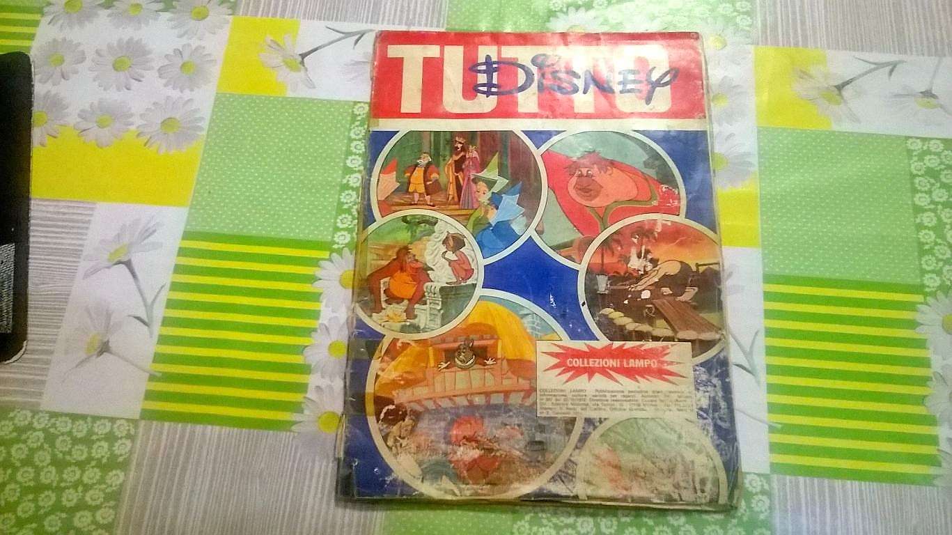 Album Disney Tutto Disney - Lampo genn 1974 incompl.  